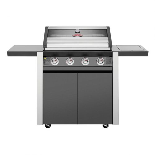 BeefEater 1600 BBQ Dark, Trolley and Side Burner 4B
